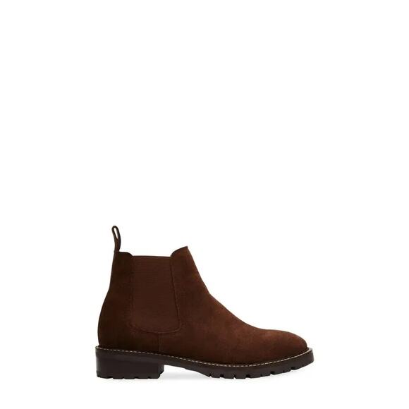 Steve Madden Women's Leopold Chelsea Booties, Brown Suede Size 7.5M - Picture 1 of 5